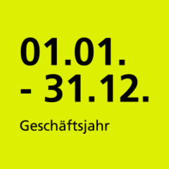 01.01. - 31.12. Geschäftsjahr